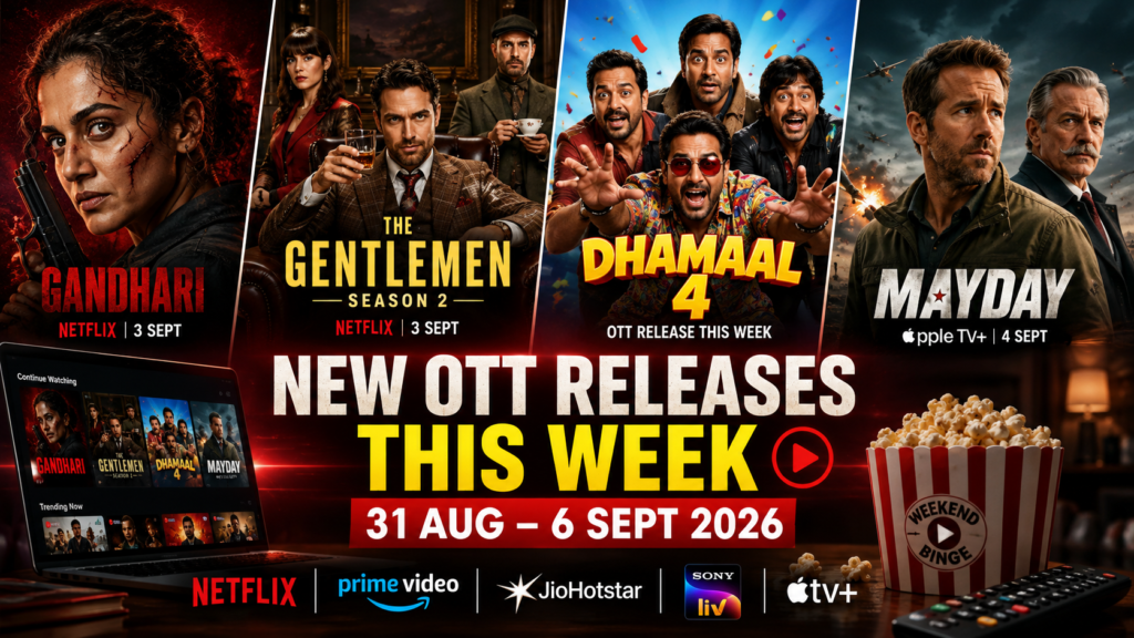 new OTT releases September 2026